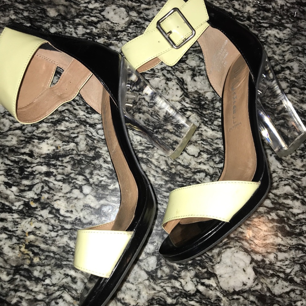 GLOW IN THE DARK JEFFREY CAMPBELL CLEAR SOIRÉE